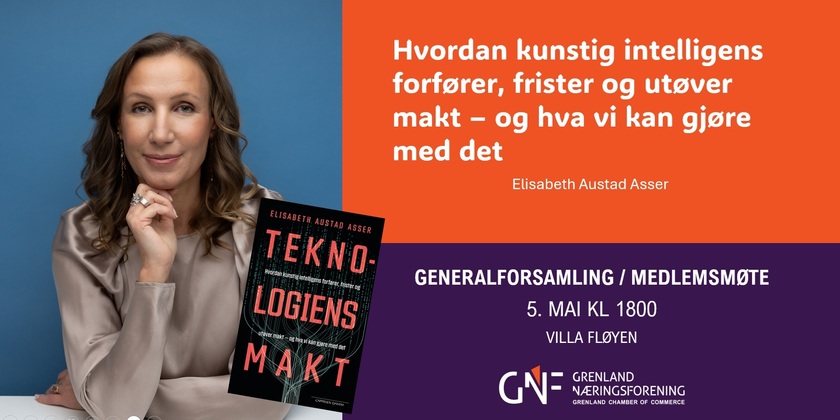Medlemsmøte MAI / Generalforsamling - Forfatter og foredragsholder Elisabeth Austad Asser